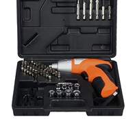 Petit jeu de tournevis électrique 45 pièces ensemble d'outils de tournevis électrique domestique bricolage et réparation ensemble d'outils spéciaux