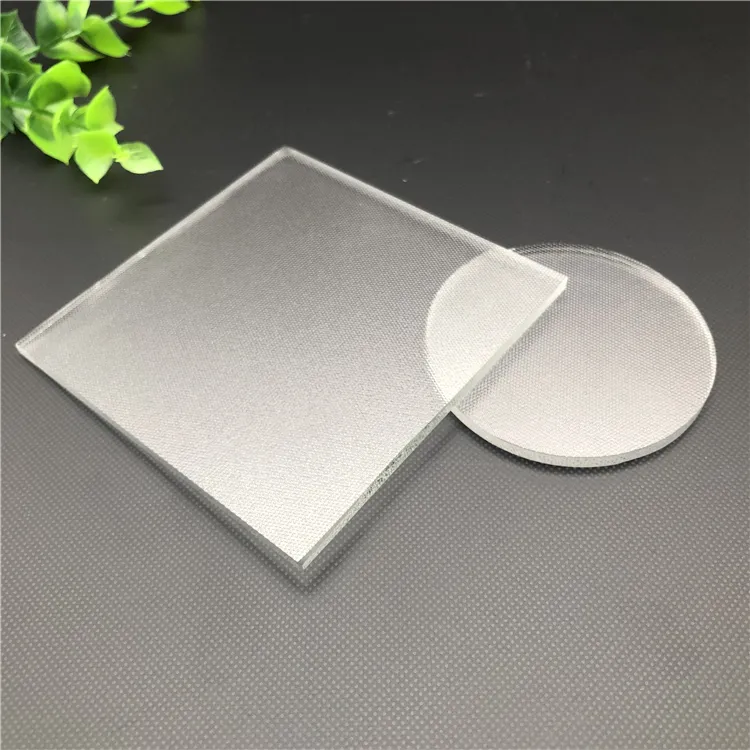 2.5mm 3.2mm Textured Glass for light panels