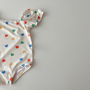 <span class=keywords><strong>Traje</strong></span> <span class=keywords><strong>de</strong></span> <span class=keywords><strong>Baño</strong></span> <span class=keywords><strong>de</strong></span> una Pieza con Mangas Abullonadas y Estampado para Bebé Niña, <span class=keywords><strong>Traje</strong></span> <span class=keywords><strong>de</strong></span> <span class=keywords><strong>Baño</strong></span> Impermeable <span class=keywords><strong>de</strong></span> Secado Rápido para Recién Nacida, Incluye Gorro - Product Image 6