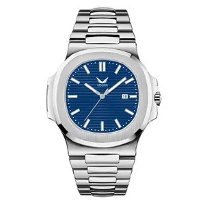 Кварцевые наручные часы водонепроницаемые классические часы с светящимся календарем Мужские кварцевые часы на заказ Роскошные наручные часы для мужчин