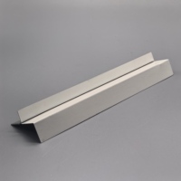 Profilé en acier pour plafond 45x23x15mm, finition plâtre, profilé de joint de plâtre, profilé d'ombre