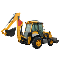 Livraison Gratuite Tractopelle Mini Chinoise Télécommandée 4x4 Économique, Tractopelle Kubota/JCB