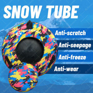 Traîneau gonflable en caoutchouc pour froid extrême, construction robuste haute performance, tubes <span class=keywords><strong>de</strong></span> ski d'hiver - Product Image 5
