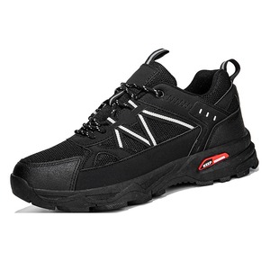 Chaussures de randonnée pour hommes, bout rond, tige en mesh synthétique, semelle extérieure en caoutchouc, semelle intermédiaire en EVA, respirantes, pour la marche en plein air en été, taille US 14 - Product Image 5