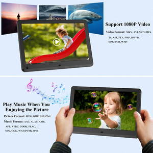 Cornice Digitale LCD TFT IPS <span class=keywords><strong>da</strong></span> 7 Pollici, Memoria 16G, Risoluzione 1024x600, Riproduzione MP3/MP4/RM/<span class=keywords><strong>MKV</strong></span>/<span class=keywords><strong>AVI</strong></span>, Plastica Resistente, Interfaccia USB - Product Image 6