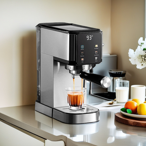 Кофемашина для эспрессо в итальянском стиле, для домашнего использования, компактная, полуавтоматическая, с высоким давлением, для приготовления кофе паром - Product Image 1