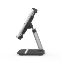 Support de tablette PC rotatif à 360 degrés, réglable, antidérapant, en alliage d'aluminium + ABS, pour bureau, 4,7-12,9 pouces, OEM/ODM disponible