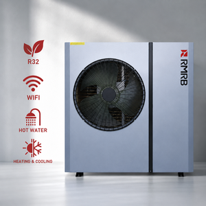 Pompe à chaleur EVI air-eau R32/04ZR/10.8kW A+++ CE 5kw 10kw 20kw Forme carrée Chauffage et refroidissement domestique WiFi intelligent - Product Image 1