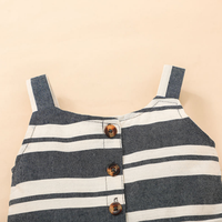 Robes d'été élégantes pour filles, tenue de premier anniversaire, robe de princesse à motif rayé, vêtements pour petites filles
