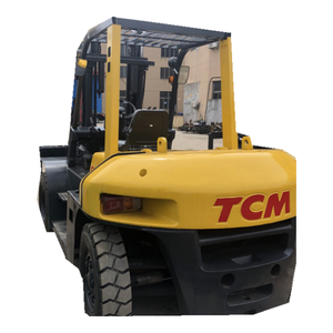<b>Used</b> TCM Diesel Forklift 7 Ton 4WD Solid Tire Rough Terrain Good Condition - Product Image 1