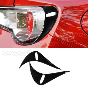 1 Par de Cubiertas Decorativas Negras para Faros Traseros, Adhesivos para Toyota GT86 2013-2020 - Product Image 1