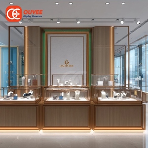 Vitrina Modular de Vidrio Templado para Joyería, Mostrador de Exhibición para Boutique de Joyería - Product Image 4