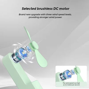 مراوح صغيرة محمولة <span class=keywords><strong>3</strong></span> في 1 قابلة للطي تعمل بالبطارية المحمولة مع وظيفة بنك الطاقة مروحة صغيرة محمولة قابلة لإعادة الشحن Usb - Product Image 2