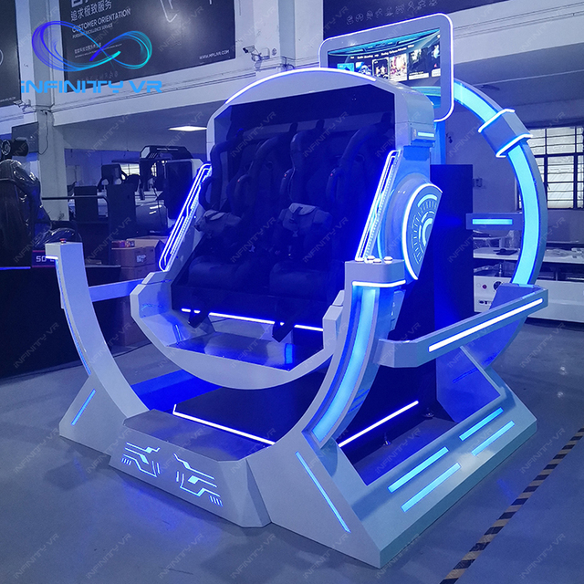 Flight Simulator 360 Rotation Chair VR Spaceship Flying Shuttle Cockpits Control Motion Simulator 360 Degrees