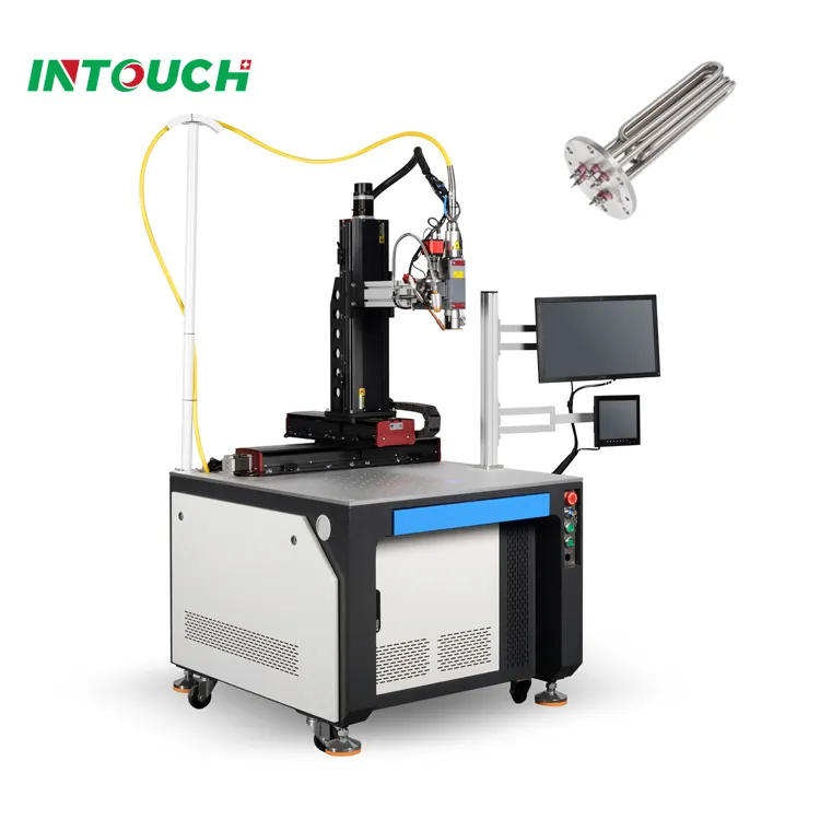 2.000w 3.000w automatische Laser-Schweißmaschine für elektrisches Heizrohr röhrenförmiges Heizschweißen