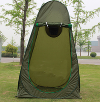 Toilettes mobiles modernes pliables en métal pour extérieur, panneau épaissi, simple couche, chaudes, portables, anti-infiltration