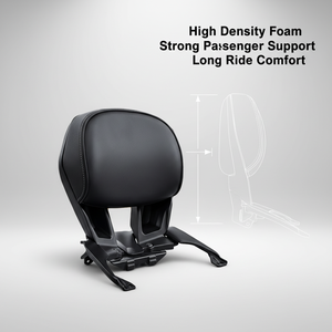 Respaldo Trasero para Motocicleta MYY, Cojín con Soporte Metálico Reforzado para Yamaha <span class=keywords><strong>XMAX</strong></span> <span class=keywords><strong>300</strong></span> 2017-2022, Soporte de <span class=keywords><strong>Asiento</strong></span> de Pasajero en Cuero PU - Product Image 4
