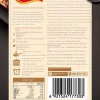 Big Joy Sauce Barbecue Coréenne au Poivre Noir 100g en Sachet pour Steak et Spaghetti