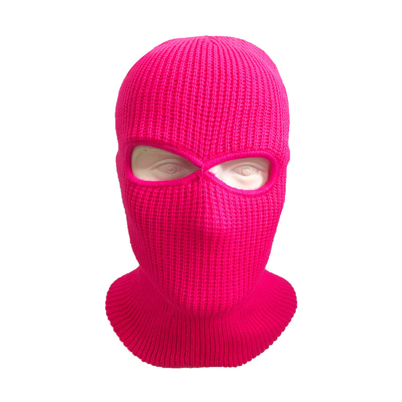 Wholesale Acrylic 2 Hole Ski Mask Beanie - Custom Knitted