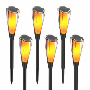 Led <span class=keywords><strong>Torch</strong></span> Lights Auto On/off ngoài trời năng lượng mặt trời Tiki Ngọn Đuốc Đèn vườn với nhấp nháy ngọn lửa trang trí - Product Image 1