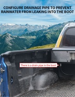 Couverture de benne de camionnette rétractable à verrouillage manuel de haute qualité pour Colorado 2015-2024