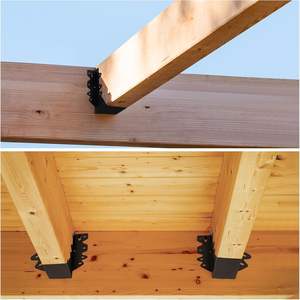 2x8 solives cintre Double cisaillement face montage solive cintre ouragan attaches chevrons attaches pour plancher pont <span class=keywords><strong>plafond</strong></span> solives - Product Image 2