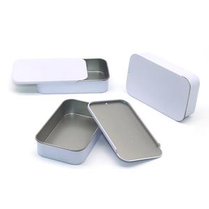 Tùy chỉnh dập nổi hộp thiếc hình chữ nhật rỗng kim loại trượt tin trường hợp - Product Image 3