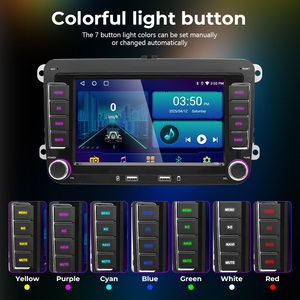 Autoradio 2 Din Android 14 avec Android Auto & CarPlay GPS WiFi pour modèles Volkswagen Skoda (Golf 5-6 Touran Passat Polo) - Product Image 6