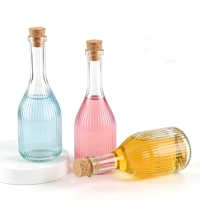 Hoogwaardige zeefdruk 500ml 700ml 750ml opbergfles voor fruitwijn, tequila, likeur, whisky, heldere wijnfles met deksel