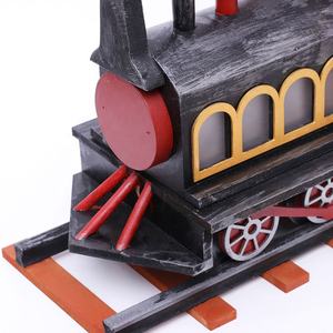 Mini train de Noël, jouet cadeau avec musique, lumière et <span class=keywords><strong>neige</strong></span> qui tombe, pour enfants, décorations artisanales de Noël - Product Image 4