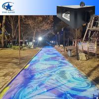 Système de projecteur extérieur avec numérisation laser, projection vidéo 3D, mapping vidéo, 5000-10000 lumens, étanche IP54, télécommande