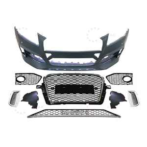 Kit de carrosserie pour 2013-2016 année <span class=keywords><strong>Q5</strong></span> mise à niveau vers RSQ5 Bodykit calandre de <span class=keywords><strong>pare</strong></span>-chocs avant lèvre de diffuseur arrière (Normal/Sport) embouts de silencieux d'échappement - Product Image 2