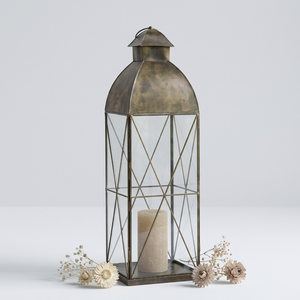 Manufacturers Brass Antique <b>Large</b> Metal <b>Candle</b> <b>Lantern</b> for Home & Weddings Decorations - Product Image 5