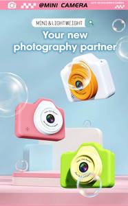 2.0 Inch Ips Scherm Kindercamera High Definition Dubbele Lens Cmos Imaging Sensor Microsd Geheugenkaart Mp3 Vereist Tf Geheugenkaart - Product Image 6