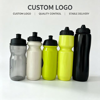 Bouteille d'eau personnalisée avec logo 750 ml en PP, anti-fuite, sans BPA, impression de logo, vente en gros, directement de l'usine, fourniture OEM, cadeau