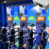 Bicicleta Interactiva Inteligente, Sistema de Juego de Proyección de Ciclismo Inmersivo para Campamentos de Entrenamiento, Deportes Juveniles y Centros de Juego