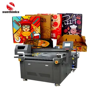 2023 Hot Sale Factory Printing Single Pass Fruit Corrugated Carton Packaging Pizza Box Printer