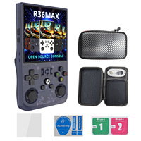 Console de jeu rétro portable R36max, écran HD de 4 pouces, lecteur vidéo de poche, système Linux open source, jeux R36S Max