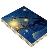 Carnet à couverture rigide sans dos de haute qualité avec impression et personnalisation du dos nu pour journal intime