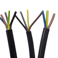 Schwarzes Gummikabel H07FN-F 5G4 5G6 5G10 5G16 5G25 5G50 5G70 5-adriges Neopren-Gummi Flexibles Gummikabel