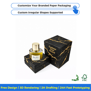 OEM Premium <b>Window</b> Paper Packaging Gift Box Matte Finish Gold <b>Foil</b> Custom Cardboard Recyclable Materials Boite Carton - Product Image 3