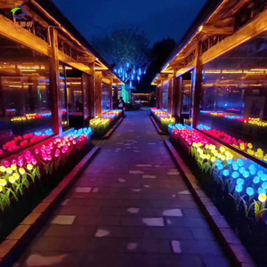 Lampes LED d'extérieur étanches IP65 en forme <span class=keywords><strong>de</strong></span> fleurs artificielles, vente chaude, bulbes <span class=keywords><strong>de</strong></span> tulipes fraîches à planter, magnifiques bulbes <span class=keywords><strong>de</strong></span> fleurs en gros - Product Image 6