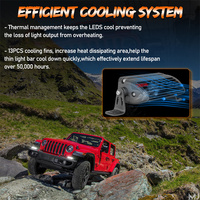 2 piezas 6 pulgadas Slim Single Row 30W Spot Beam Pattern 4X4 Accesorios Off Road LED Light Bar
