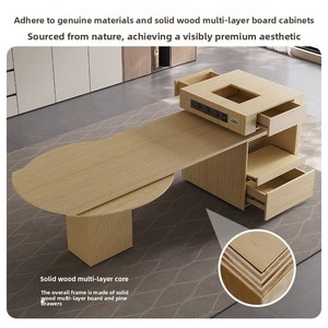 Retractable <b>Foldable</b> Light Luxury Slate Dining <b>Table</b> Smart Home-Use High-End Integrated Multifunctional for Square Be35 Expandab - Product Image 2