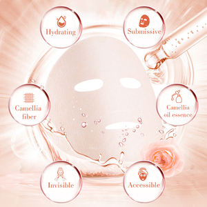 มาส์กหน้าคามีเลียลดเลือนริ้วรอยสีชมพู สูตรน้ำผึ้งเกาหลี & แผ่นมาส์กฟองนุ่ม วัสดุพรีเมียม - Product Image 1