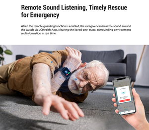 Hotselling Thiết bị đeo được sức khỏe áp lực nhịp tim Smartwatch phát hiện Vòng đeo tay SOS Đồng hồ người già <span class=keywords><strong>Google</strong></span> <span class=keywords><strong>Pixel</strong></span> Đồng hồ thông minh - Product Image 2