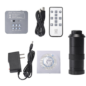 Foto real 48MP Full HD Industria Digital C-Mount Microscopio electrónico Cámara <span class=keywords><strong>100x</strong></span> <span class=keywords><strong>Zoom</strong></span> C-Mount Lente - Product Image 6