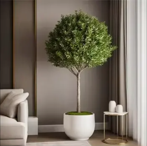 Árbol <span class=keywords><strong>de</strong></span> Olivo Artificial <span class=keywords><strong>de</strong></span> Gran Tamaño para Decoración <span class=keywords><strong>de</strong></span> Interiores, Salón <span class=keywords><strong>de</strong></span> Té, Patio, Decoración Navideña, Planta Artificial - Product Image 4