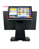 Boîtier en alliage d'aluminium 18.5 \ "/21.5 \" Terminal POS tactile grand écran tout-en-un WIN10/11 Android 11-14 Google GMS pour caisse enregistreuse