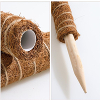 Poteaux de soutien écologiques en coco pour plantes grimpantes, idéaux pour l'intérieur et le jardin, en gros